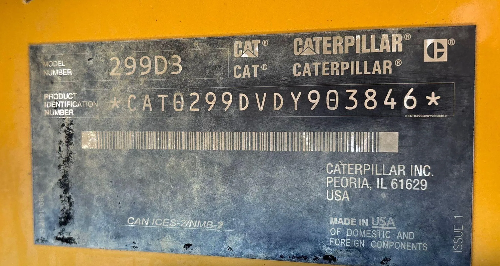 2021 Caterpillar 299D3