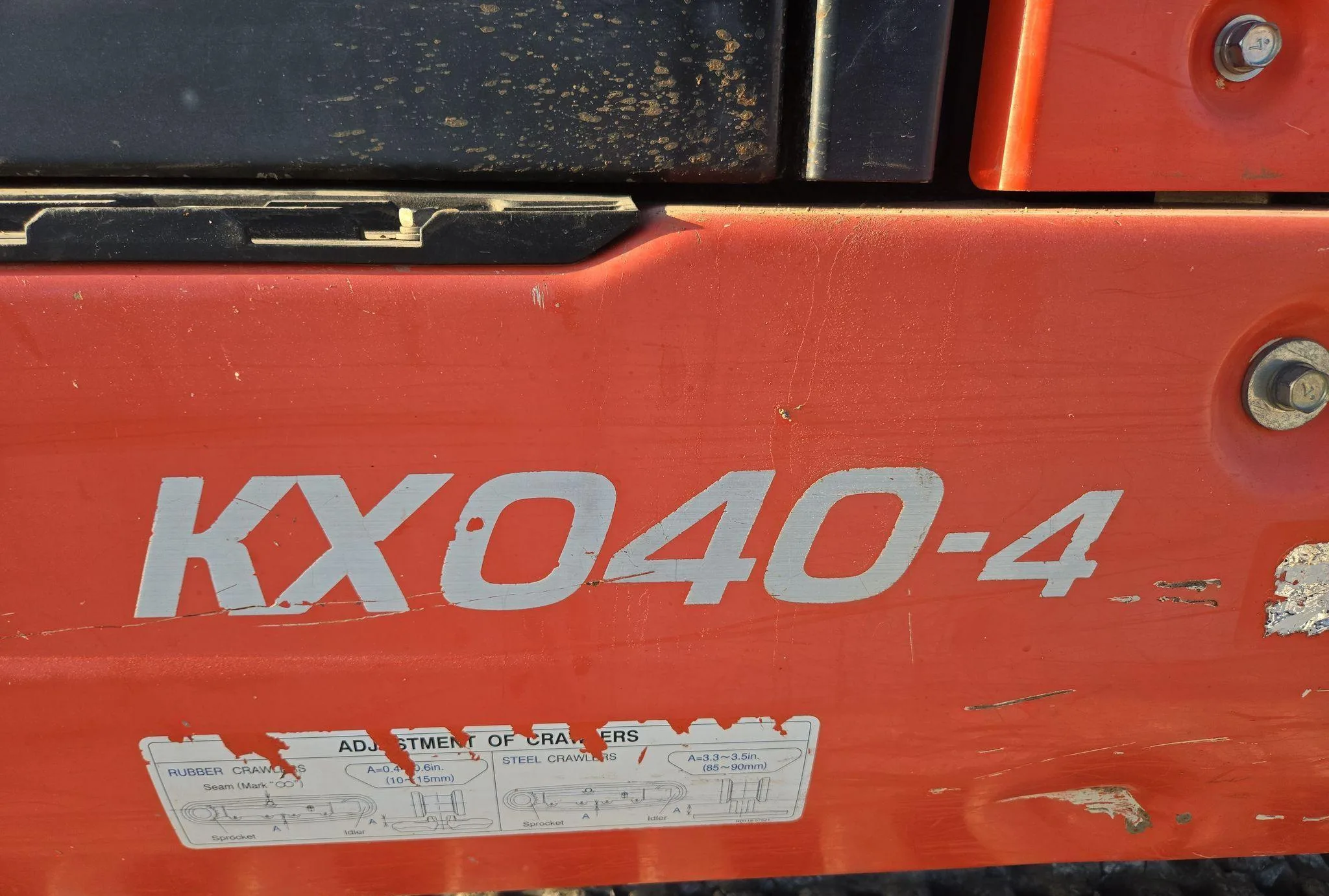 2015 Kubota KX040-4
