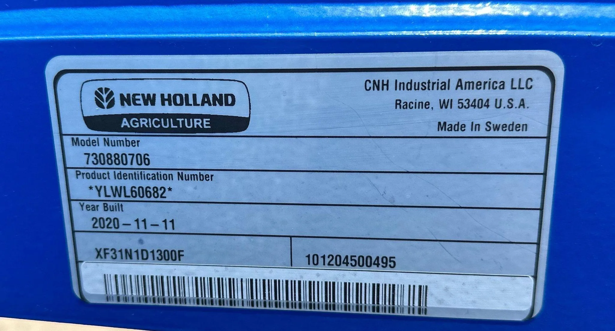 2020 New Holland Workmaster 120