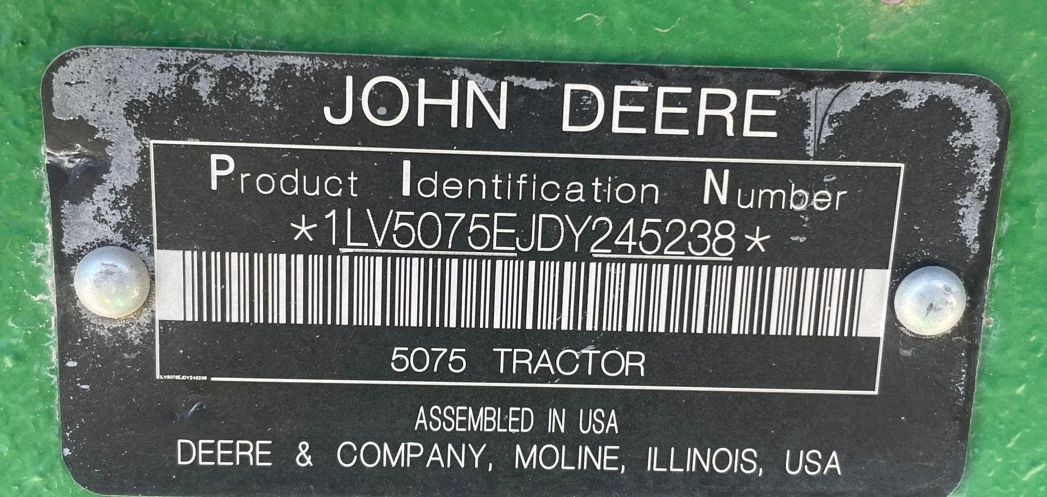 2018 John Deere 5075E